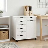  Mobilni ormar Bijelo 63,5 x 39 x 65,5 cm Čvrsto borovo drvo | shoptok.hr