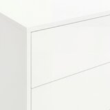 Bessagi Home Široka Komoda Amber, Bela | Shoptok.si