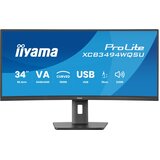Iiyama ProLite XCB3494WQSU-B1 LED zaslon Energetska učinkovitost 2021 F (A - G) 86.4 cm (34 palac) 3440 x 1440 piksel 21 | Eponuda.ba