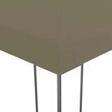  Vrtni šator 3 x 3 m smeđe-sivi 180 g/m² | shoptok.hr