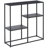 Premier Housewares Črn jeklen regal 80x81x26 cm Acero – Cene
