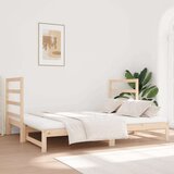  Dnevni ležaj na izvlačenje 2 x (90x190) cm od masivne borovine | shoptok.hr