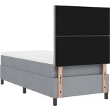  Krevet s opruga kutije Svijetlo siva 90 x 200 cm tkanina | shoptok.hr