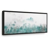  Slika - Turquoise Valley (1 Part) Narrow 120x40 U crnom drvenom okviru | shoptok.hr