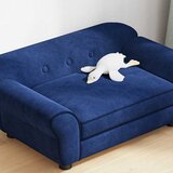 SOFA za pse plava 72 x 45 x 30 cm plišana | shoptok.hr