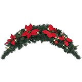  Božićni luk s LED svjetlima zeleni 90 cm PVC Cijene