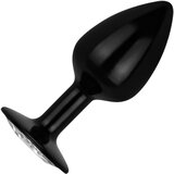 EasyToys - Anal Collection Aluminijski metalni analni čep - S, crno/srebrni | shoptok.hr