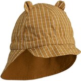 Liewood klobuček gorm seersucker check golden caramel/white | Shoptok.si