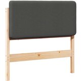  Tapecirani uzglavlje s uzglavljem Smeđa i tamno siva 90 cm | shoptok.hr