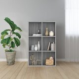 vidaXL Ormarić za knjige / komoda siva boja hrasta 66x30x98 cm drveni Cijene