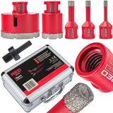  Set od 5 dijamantnih kruna za bušilicu 6–68 mm + adapter HEX M14 – RTZOD0045 | shoptok.hr