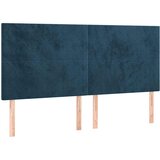  LED uzglavlje tamnoplavo 180x5x118/128 cm baršunasto | Eponuda.ba