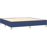 s oprugama i madracem plavi 200 x 200 cm od tkanine | shoptok.hr
