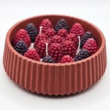  Svijeća Kolač - Cigleno crvena / Jabučni savijač / Trešnja KP41539 Cijene