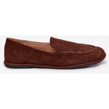 Boto Women's Loafers From Eco Suede Flat Brown Miryelle | Shoptok.si