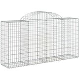  Lučne gabionske košare 8 kom 200x50x100/120cm pocinčano željezo | shoptok.hr