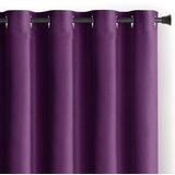 AmeliaHome Curtain VELVET color violet style classic silver eyelets type of material - textiles velvet 140x245 | shoptok.hr