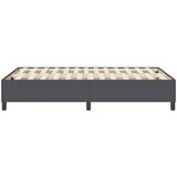 vidaXL Krevetna platforma Tamno siva Čelik, drvo 120 x 190 cm Cijene