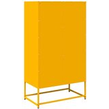 vidaXL Highboard Gorčično rumena 68x39x123 cm Jeklo | Shoptok.si
