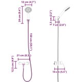  Komplet tuš glav Črna G 1 / 2 palca Medenina, (5000208363) | Shoptok.si