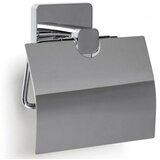 Tatay zidni držač toaletnog papira sa pokrovom 12,5x5x12,5cm krom, kalo | shoptok.hr