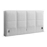 Micadoni Svetlo sivo oblazinjeno vzglavje 150,5x100 cm Darren – | Shoptok.si