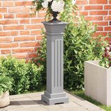  Klasični četvrtasti stalak za biljke sivi 17 x 17 x 66 cm MDF | Eponuda.ba