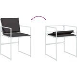  11-dijelni vrtni blagovaonski set s jastucima bijeli tekstilena | shoptok.hr