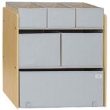 3Sprouts dodatek organizator za shranjevanje igrač Multi-Bin Gray | Shoptok.si