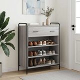  Ormar za cipele 76 x 36 5 x 93 cm Konstruirano drvo Siva Sonoma - Siva Sonoma 76 x 36 5 x 93 cm 1 ladica i 3 police Cijene