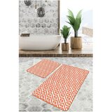 Mila Home Oranžne žametne kopalniške preproge v kompletu 2 ks 60x100 cm – | Shoptok.si