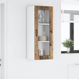  Zidni stakleni ormarić Lucca Staro drvo 40 x 31 x 100 cm | shoptok.hr