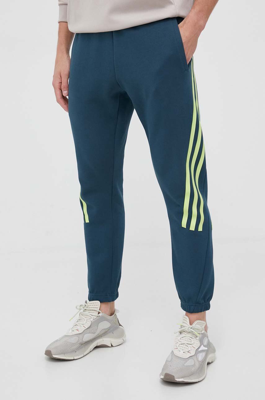 Adidas Spodnji del trenirke turkizna barva | Shoptok.si