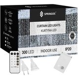 springos novoletne lučke zavesa 300 LED 6500K 3x3m | Shoptok.si