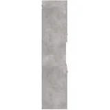 Kopalniška viseča omarica betonsko siva 30x30x130 cm inž. les