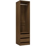 Furnova Omara s predali rjavi hrast 50x50x200 cm konstruiran les, (21930345) | Shoptok.si
