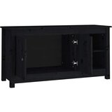 TV ormarić crni 103 x 36 5 x 52 cm od masivne borovine | shoptok.hr