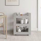  Kuhinjska kolica siva boja betona 60x45x80 cm konstruirano drvo | Eponuda.com