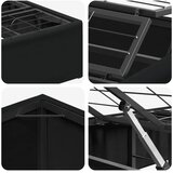  Električni podesivi okvir kreveta Crna 200 x 70 x 33 5 cm Čelik - Crna 70 x 200 cm | shoptok.hr