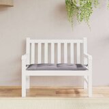  Jastuk za vrtnu klupu sivi 110 x 50 x 7 cm od tkanine Oxford | shoptok.hr