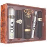 Cuba Gold Muški Poklon Set: EDT 100 ml + EDT 35 ml + AS 100 ml + DEO VAPO 200 ml + SG 200 ml | shoptok.hr