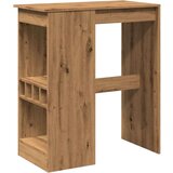 vidaXL barski stol s držačima boja hrasta 90x47,5x103,5 cm drveni | shoptok.hr