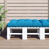 vidaXL Blazina za kavč iz palet modra 120x80x12 cm | Shoptok.si