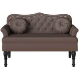  Chesterfield klupa Smeđa 120.5 x 65 x 75 cm Lažna koža | Eponuda.ba