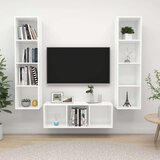 TV 3-dijelni set TV ormarića bijeli od iverice | shoptok.hr