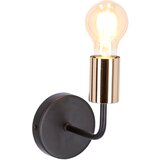 Candellux Crna/u bakrenoj boji zidna lampa Spill – | shoptok.hr
