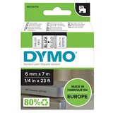 Dymo Trak D1 43610, 6 mm / 7 m (črno/prozoren), original Cene