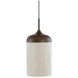 Light & Living Temno rjava viseča svetilka s tekstilnim senčilom ø 27,5 cm Dania – | Shoptok.si