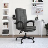  Uredski naslonjač od tkanine tamnosivi | shoptok.hr
