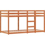 Krevet na kat sa zavjesama ružičasti 80 x 200 cm od borovine | Eponuda.com